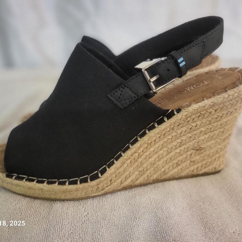 Toms Women's Black Sandals